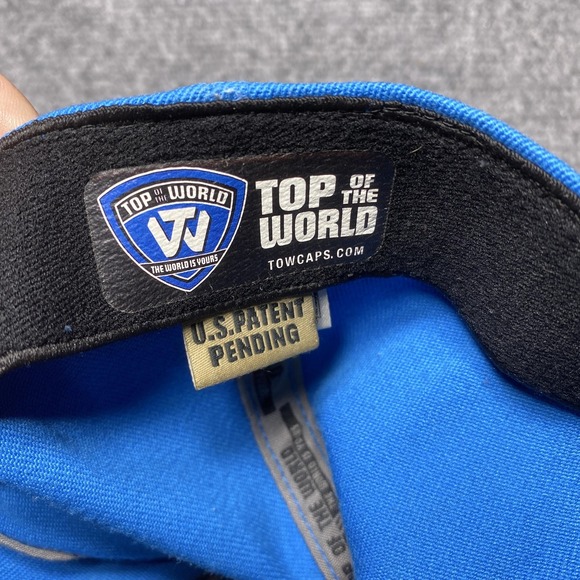 Oklahoma City Thunder Hat Cap Fitted Mens One Size NBA Basketball Memory Fit - Picture 8 of 11